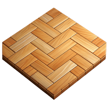 glorious dramatic baroque Wooden floor parquet pattern, NO BACKGROUND with Transparent Background. 4K png