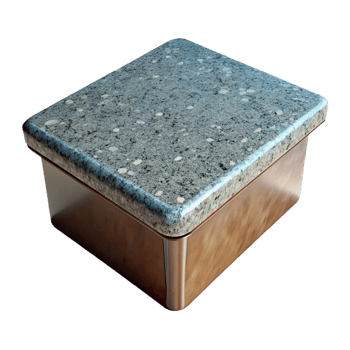 reflective hypnotic Granite countertop polished surface, NO BACKGROUND with Transparent Background. high quality png