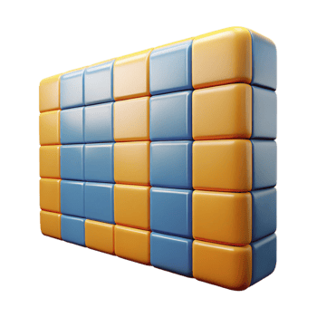 elegant classic Ceramic tile subway pattern, NO BACKGROUND with Transparent Background. museum quality png