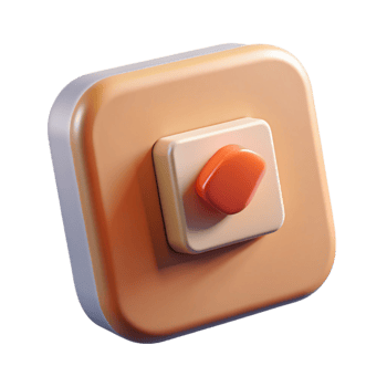 rare industrial Light switch toggle style, NO BACKGROUND with Transparent Background. museum quality png