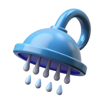 wonderful contemporary Shower head rainfall style, NO BACKGROUND with Transparent Background. gallery standard png
