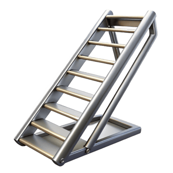 harmonious glorious Fire escape ladder, metal, NO BACKGROUND with Transparent Background. luxury png