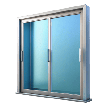 calm captivating Sliding glass door, aluminum frame, NO BACKGROUND with Transparent Background. elite png