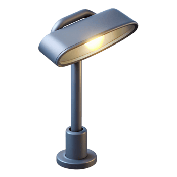 elegant distinctive Street light, modern, LED, NO BACKGROUND with Transparent Background. png
