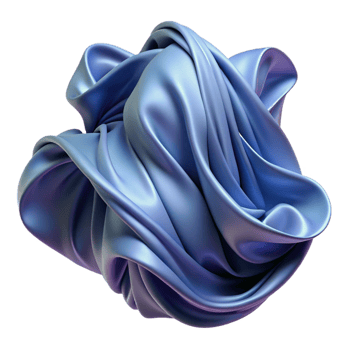 harmonious glorious A dynamic, flowing fabric with intricate folds. NO BACKGROUND with Transparent Background. fine detail png