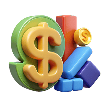 quintessential art deco An abstract representation of finance with a dollar sign. NO BACKGROUND with Transparent Background. luxury png