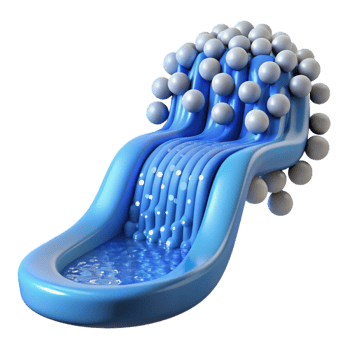 pristine exceptional A dynamic, flowing stream of binary code. NO BACKGROUND with Transparent Background. png