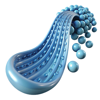 memorable modern A dynamic, flowing stream of binary code. NO BACKGROUND with Transparent Background. 4K png