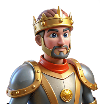 intense exquisite A regal knight in shining armor, NO BACKGROUND with Transparent Background. crisp png
