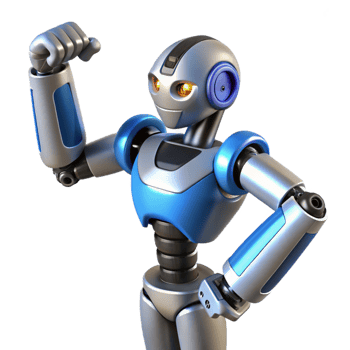 unparalleled elegant A robotic exoskeleton arm with enhanced strength capabilities. NO BACKGROUND with Transparent Background. gallery standard png