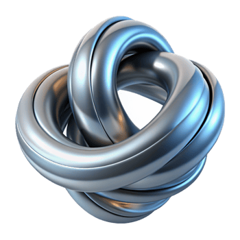 stunning dreamy renaissance A twisting, ribbon-like form made of liquid metal. NO BACKGROUND with Transparent Background. 8K png