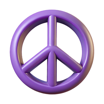 picturesque nostalgic impressionist A single, abstract symbol representing peace. NO BACKGROUND with Transparent Background. elite png