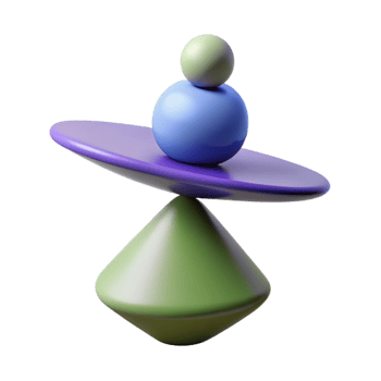 remarkable renaissance A single, abstract shape representing balance. NO BACKGROUND with Transparent Background. museum quality png