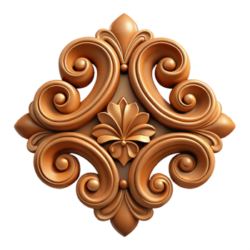 spectacular signature Victorian gingerbread trim, ornate woodwork, detailed scrollwork. NO BACKGROUND with Transparent Background. png