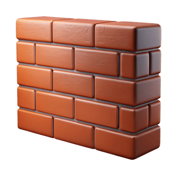 radiant nordic Brick wall, various bond patterns, textured surface. NO BACKGROUND with Transparent Background. gallery standard png