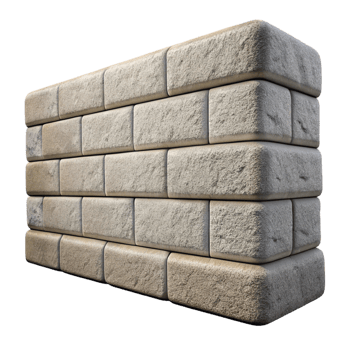 radiant melancholic retro Stucco wall, textured finish, exterior cladding. NO BACKGROUND with Transparent Background. premium png