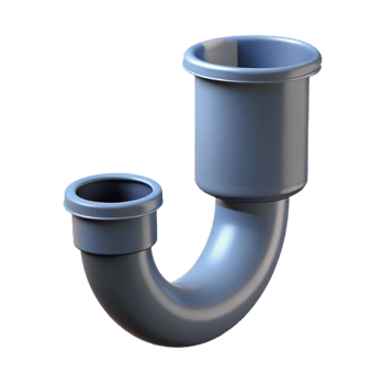 hypnotic peaceful artistic Downspout, rainwater drainage, vertical pipe. NO BACKGROUND with Transparent Background. crisp png