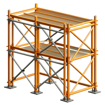 stunning acclaimed Scaffolding, temporary structure, construction support. NO BACKGROUND with Transparent Background. png