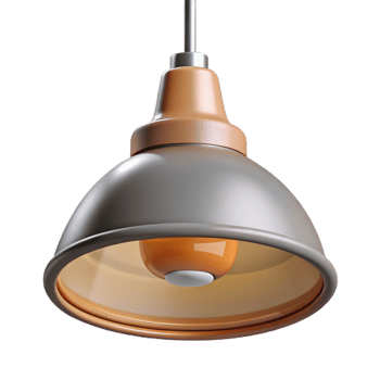 wonderful exceptional 3D model of a modern pendant light NO BACKGROUND with Transparent Background. png