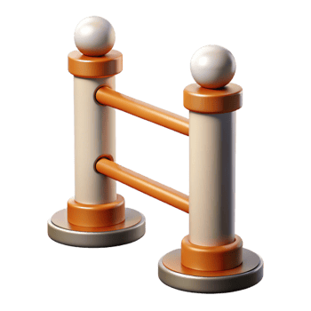 gorgeous signature Technical drawing of a fence post NO BACKGROUND with Transparent Background. png