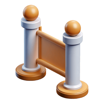 serene modern Technical drawing of a fence post NO BACKGROUND with Transparent Background. artisan png