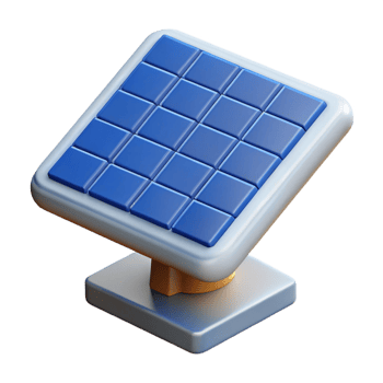 unparalleled surreal Solar panel with photovoltaic cells NO BACKGROUND with Transparent Background. impeccable png