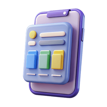 stunning bohemian Mobile app interface design NO BACKGROUND with Transparent Background. perfect clarity png