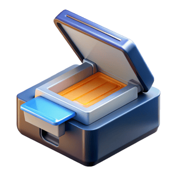 magnificent celebrated Scanner with document feeder NO BACKGROUND with Transparent Background. png