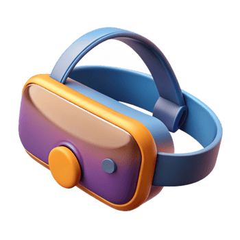 glorious rare Virtual Reality headset NO BACKGROUND with Transparent Background. png