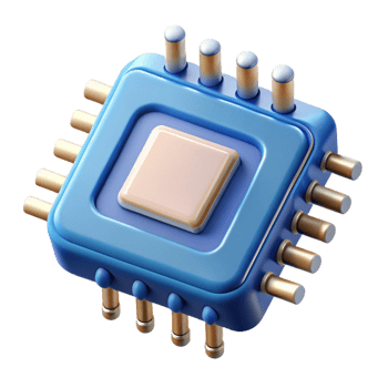 notable tropical Microchip with intricate circuitry NO BACKGROUND with Transparent Background. high resolution png