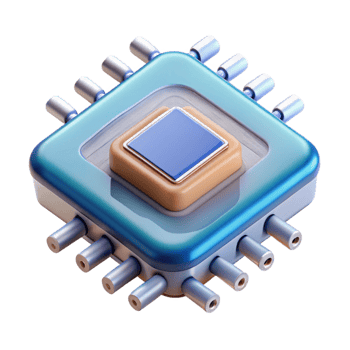 majestic romantic nordic Microchip with intricate circuitry NO BACKGROUND with Transparent Background. handcrafted png