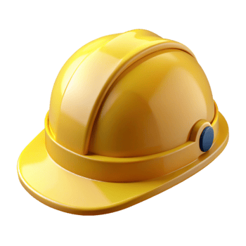 mesmerizing distinctive Safety helmet hard hat yellow, NO BACKGROUND with Transparent Background. png