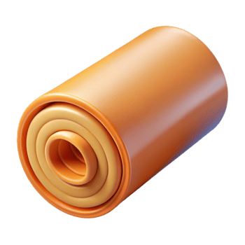 unforgettable contemporary Roll of insulation material, NO BACKGROUND with Transparent Background. ultra HD png