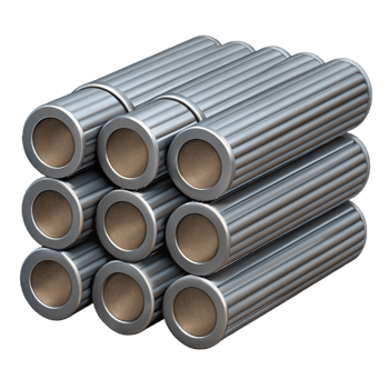 immaculate organic Bundle of steel rebar, NO BACKGROUND with Transparent Background. masterfully captured png