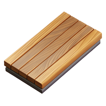 melancholic breathtaking Wooden flooring plank, NO BACKGROUND with Transparent Background. expertly shot png