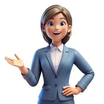 magnificent avant-garde Smiling businesswoman in a pantsuit. NO BACKGROUND with Transparent Background. premium png