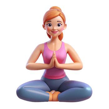 unforgettable contemporary Woman doing yoga. NO BACKGROUND with Transparent Background. exclusive png