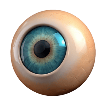 dazzling organic Close-up portrait of a human eye. NO BACKGROUND with Transparent Background. exclusive png