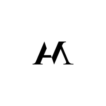 AM, MA Letters Alphabet Logo Monogram Logo. vector
