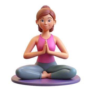 remarkable creative Woman, practicing yoga, NO BACKGROUND with Transparent Background. luxury png