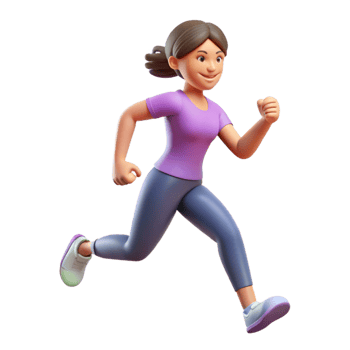 mesmerizing victorian Woman, running, NO BACKGROUND with Transparent Background. detailed png