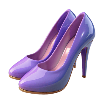 wonderful joyful elegant High heels, NO BACKGROUND with Transparent Background. gallery standard png