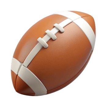 captivating distinctive Football, NO BACKGROUND with Transparent Background. png