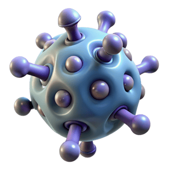 impressive traditional Alien spore with pulsating membrane, NO BACKGROUND with Transparent Background. gallery standard png