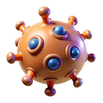mesmerizing playful renaissance Alien spore with pulsating membrane, NO BACKGROUND with Transparent Background. sharp png
