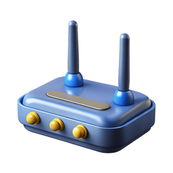 rare tropical Wireless router with antennas NO BACKGROUND with Transparent Background. genuine png