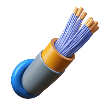 signature traditional Fiber optic cable NO BACKGROUND with Transparent Background. impeccable png