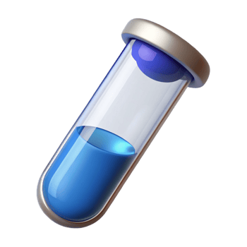 extraordinary victorian Test tube with chemical solution NO BACKGROUND with Transparent Background. premium png
