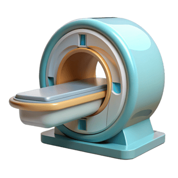 romantic exquisite MRI machine NO BACKGROUND with Transparent Background. premium png