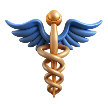 notable victorian Caduceus, Hermes' staff, NO BACKGROUND with Transparent Background. artisan png